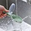Raspador de escamas de pescado manual para cocina con cubierta Anti-salpicaduras Rascador de pescado para el hogar Sin lesiones en la mano Almacenamiento autónomo Caja para escamas de pescado Cuchillo para desescamar