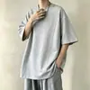 Camiseta de Manga Curta para Adolescente 2026 Esportiva Modelagem Solta Marca Trendy Nova Camiseta de Manga Curta Gola Redonda para Homem Verão