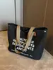Bolsa de Lona Feminina de Grande Capacidade, Estilo Coreano Estilo Preguiçoso Bolsa Tote para Trabalho e Deslocamento, Bolsa de Mão Feminina, Bolsa de Lona