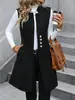 Moda Transfronteriza de Otoño e Invierno 2025 Europea y Americana Amazon Chaleco de Traje de Lana Nuevo Chaqueta Elegante sin Mangas