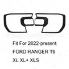 Adecuado para Ford RANGER T9 2022+ protección de pantalla de faro delantero de bajo equipamiento decoración de faro