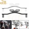 Soporte para faros antiniebla de motocicleta Harley Soporte de montaje para luces direccionales izquierda y derecha Luz auxiliar de motocicleta Soporte universal