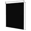 Cortina Opaca Total para Sol, Recubrimiento Plateado para Protección UV, Persiana Enrollable Negra de 130cm x 30-60cm, Venta al por Mayor y al por Menor
