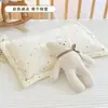 Travesseiro de Gaze de Algodão Puro para Bebê Recém-Nascido Fronha Respirável para Bebê Travesseiro de Trigo Sarraceno Travesseiro de Algodão para Soneca de Crianças do Jardim de Infância