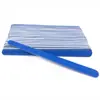 Ferramenta de Madeira para Nail Art Azul de Duas Cabeças Lima de Madeira Pincel para Poeira Reparo de Unhas Polimento Esmalte Simples