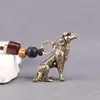 Pingente de Animal do Zodíaco Doze Latão Chaveiro de Carro Pingente Zodiacal Pequeno Feito à Mão Presente Venda por Atacado