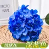 Flores artificiais de hortênsia de haste única, base de cor de hortênsia, hortênsia grande para decorações de casamento, flores artificiais no atacado para arranjos florais e paisagismo