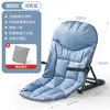 Artefato de Dormitório para Estudantes Universitários Cadeira Dobrável para Exterior Cadeira com Encosto para Cama de Solteiro Cadeira Reclinável Tatame Macio Dobrável