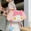 Bolso Bandolera Cruzado de Hombro de Gatita Roja de Dibujos Animados, Bolso Dulce y de Moda para Niña, Bolso de Mano con Cadena Lindo y Divertido
