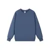 Sudadera Pesada de Cuello Redondo Talla Europea 320g Transfronteriza para Hombres y Mujeres, Hombro Caído Ajuste Holgado Color Sólido Estilo Básico Top de Manga Larga para Parejas