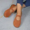 2026 Moda de Comercio Electrónico Transfronteriza Versátil Temperamento Boca Baja Suela Suave Casual Zapatos Perezosos Ligeros Combinar con Faldas Elástico Cómodo
