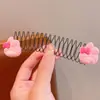 Nuevo artefacto de peinado despeinado de moda para niños Peine para el cabello Lala para niña Dibujos animados Lindo peine para insertar en la nuca Tarjeta para recogido de niña