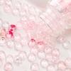 Cuentas Acrílicas de Alto Brillo Transparentes de Dos Colores Planas Redondas para Ábaco, Cuentas Espaciadoras, Decorativas Hechas a Mano para Accesorios de Collares y Pulseras DIY
