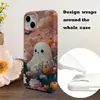Funda de teléfono de Halloween más vendida transfronteriza para niñas, iPhone 18 Pro, diseño lindo de fantasma y calabaza, Apple 15P