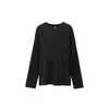 Ropa de Hombre Jiezhan Estilo Old Money Lana Algodón de Aire Manga Larga 26 Otoño Nuevo Vintage Color Sólido Camiseta Henley para Hombres y Mujeres