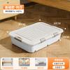 Caja de almacenamiento inferior de cama para el hogar, ropa, edredón, a prueba de polvo, plana, de plástico, caja de almacenamiento, ropa de dormitorio, caja de almacenamiento inferior de cama