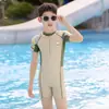 Liquidación de Trajes de Baño para Niños Trajes de Baño para Niños Trajes de Baño de una Pieza y Dos Piezas para Niños Bañadores de Doble Capa Rebaja de Verano