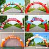 Arco inflable de dibujos animados ceremonia de apertura graduación de jardín de niños vacaciones modelo inflable actividad Puerta Arcoíris parque de atracciones Océano