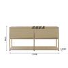 Mesita de noche para el hogar Zhonggu USM, revistero de acero inoxidable, cómoda de almacenamiento lateral para sala de estar, dormitorio, pequeña estantería ins