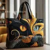 Bolso de Mano con Estampado de Moda Tendencia para Mujer 3D Transfronterizo Nuevo Producto Temu Amazon Bolso de Hombro Lona 300g
