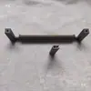 Barra colgante combinada en forma de U de alta gama italiana, armario de cuero tejido, ropa interior, montado en el techo, colgante e instalación vertical