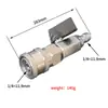 Interruptor de Máquina de Lavar Carros 5 Velocidades União de Cobre Pistola de Água de Alta Pressão 1/4 Plugue Rápido Máquina de Limpeza Bico de Limpeza Agrícola 360 Graus