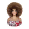 Pelucas Europeas y Americanas, Afro, Pelucas de Seda de Alta Temperatura, Rizos Pequeños Africanos, Cabello Rizado Corto Esponjoso, Pelucas Esponjosas, Xuchang