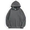 Sudadera con Capucha para Hombre 500g Lana de Cordero Sintética Polar Peso Pesado Corte Holgado Pulóver Hombro Caído Otoño e Invierno Marca de Moda Personalizable Al Por Mayor