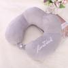 Almohada en forma de U Almohada para el cuello Almohada cervical Almohada para el cuello de avión Almohada de viaje Almohada para el cuello Almohada para siesta en el coche para hombres y mujeres