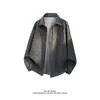 Camisas Sueltas Vintage Talla Grande Transfronterizas Primavera y Otoño 2026 para Hombres y Mujeres, Camisas Casuales Sueltas Estilo Americano de Moda Otoñal
