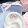 Anillo Demonio Garra de Gato Tienda de Anillos Pendientes Clavo Diablo Aro de Oreja Hueso de Oreja Borde Pendientes Stud Accesorios para Mujer