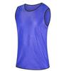 Chaleco de entrenamiento de fútbol anti-traje para niños, chaleco de equipo de grupo de baloncesto, mercerizado sin cordones, camiseta publicitaria de voluntario