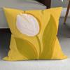 Fronha de Travesseiro Combinada Girassol Estilo Ins Almofada Travesseiro Decorativo Almofada de Sofá Nórdica Travesseiro de Encosto de Cama