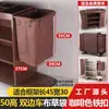 Carrinho de Roupa para Quarto de Hotel Carrinho de Limpeza Saco para Armazenamento de Roupa Saco Retangular de Lona com Separação Seco-Molhado