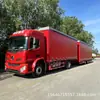 Exportación de Lonas para Remolques de Coche de Dos Secciones y Lonas para Remolques a Cinco Países de Asia Central
