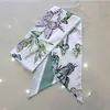 Cachecol Angular Novo Estilo, Estreito e Longo, Cachecol de Luxo para Mulheres, Canto Pontiagudo Decorativo, Cachecol de Seda Versátil na Moda, Cachecol Quadrado Atacado