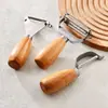Cuchillo Pelador de Acero Inoxidable 304 Cocina Hogar Abridor de Cerveza Colador de Alimentos Rallador Doble Cabeza para Melón Batidor de Harina