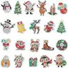 Amazon Transfronterizo Navidad Pintura de Diamantes Llavero Dibujos Animados Niños Hecho a Mano DIY Carrillón de Viento Pegatina de Diamante Posavasos