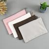Bolsa de lona com zíper para publicidade no atacado de fábrica, bolsa de lona em branco para estudantes, porta-moedas de lona, bolsa de lona para armazenamento de material escolar