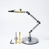 AR-mini Base Redonda Mini Suporte Suporte para Animação Stop Motion Fixador Metálico Universal de Aço Inoxidável