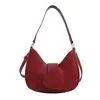 Textura elegante de moda todo-partido bandolera nicho bolsa para axila mujer nueva 2024 primavera y verano bolsa pequeña bolso de hombro simple