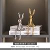 Artesanato Criativo Eletrodepositado de Luxo Leve Ornamentos de Resina Decorações para Sala de Estar Escritório Armário de Vinhos Presentes de Inauguração Armazenamento