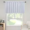 Fabricante Transfronterizo Amazon Pastoral Lino Grueso Cortina de Medio Poste Bolsillo Cortina a Prueba de Polvo Cortina de Puerta de Gabinete Cortina para Ventana Pequeña Cortina Corta