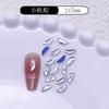 Joias de Diamante para Nail Art com Formato Especial e Fundo Plano Brancas Atacado Diamante Coração de Vidro Diamante Gota d'Água Strass Acessórios de Unha Vestíveis DIY