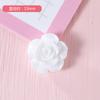 Rosa de resina de tamaño pequeño de 10-13 mm, flor pequeña, material de carcasa para teléfono móvil, accesorios creativos hechos a mano, decoración con pegamento crema