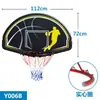 Cesta de Basquete de Parede para Uso Doméstico, Adequada para Crianças e Adultos, Altura Ajustável, Aro de Basquete de Parede Padrão para Treinamento Interno e Externo