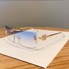 Gafas de Sol Aviador Luojia de Una Pieza 2025 Nuevas de Metal Populares Ins Mismo Estilo Gafas de Sol Gafas de Sol Personalizadas