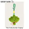 Muñeca Colgante Hoja de Toronja Removedora de Mala Suerte Muñeco de Peluche Hoja Linda Accesorio para Bolso Llavero Regalo Nfc