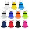 Bolsas de cordón deportivas transfronterizas europeas y americanas, bolsas de regalo de mercancía para campamento de entrenamiento de gran capacidad, mochilas con cordón al por mayor