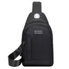 Bolsa de Pecho para Hombre de Gran Capacidad Estilo Coreano Nueva Bolsa Cruzada de Nailon Moda Casual Deportiva para Montar Bolso de Hombro Cruzado